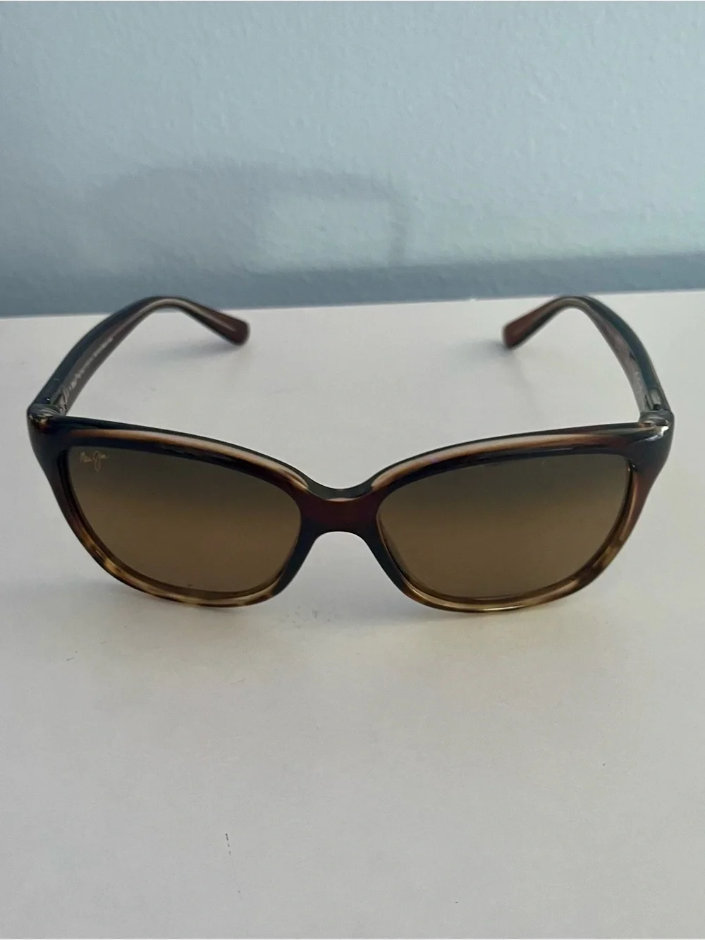 Maui Jim Starfish MJ 744-01T Sunglasses Polarized Translucent Chocolate Tortoise